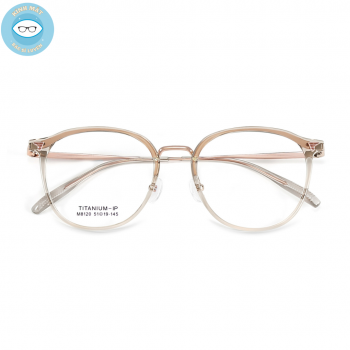 Gọng nhựa càng kính titanium mã 8120